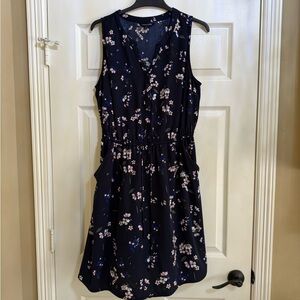 Floral Navy Dress